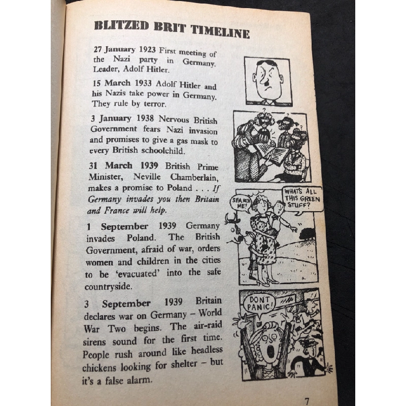 The Blitzed brits Horrible histories mới 80% ố vàng Terry Deary HPB1908 NGOẠI VĂN 458633