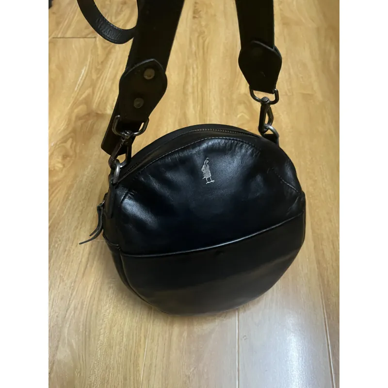 Túi nữ phom tròn 19x6 da thật 2hand 996732