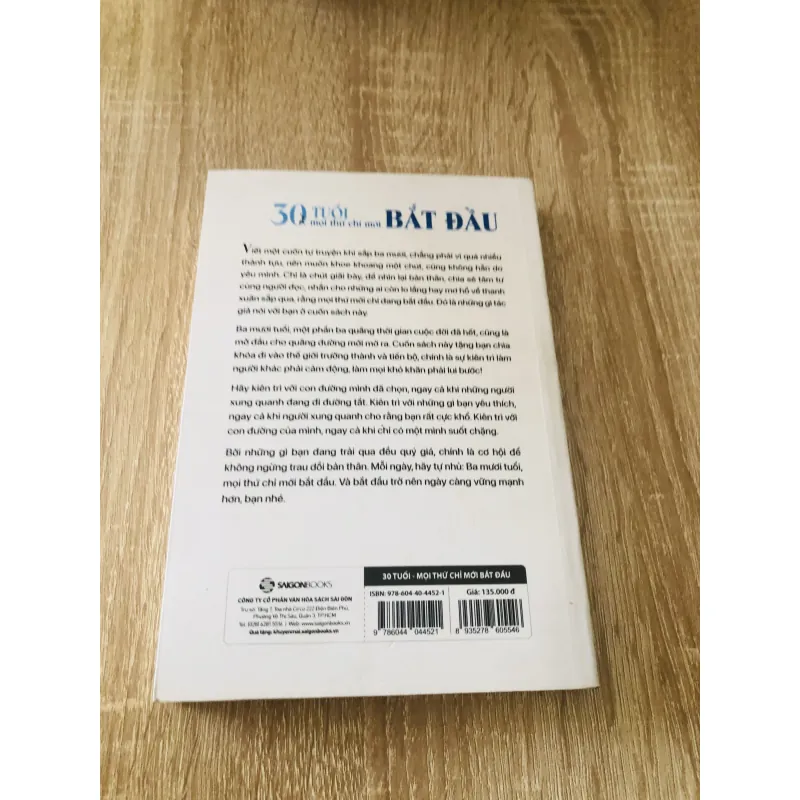 30 TUỔI MỌI THỨ CHỈ MỚI BẮT ĐẦU  1004030