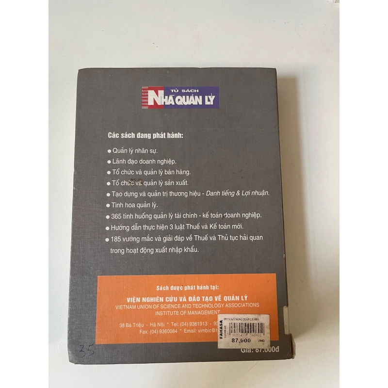 Phương pháp và Kỹ Năng Quản Lý Nhân Sự 297101