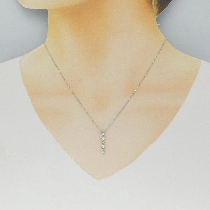 Dây chuyền kim cương PT900/PT850 0.30CT - Hàng hiệu Chính hãng 861289