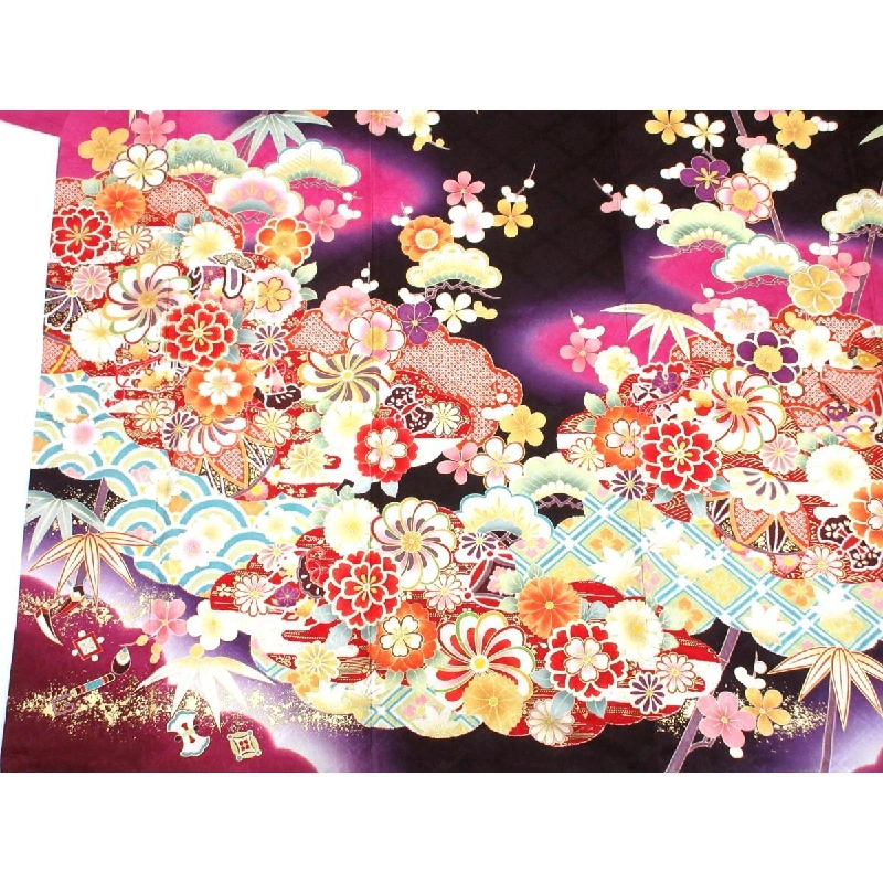 Kimono Furisode chế tác bằng vàng Yūzen - Hàng hiệu Chính hãng 876527