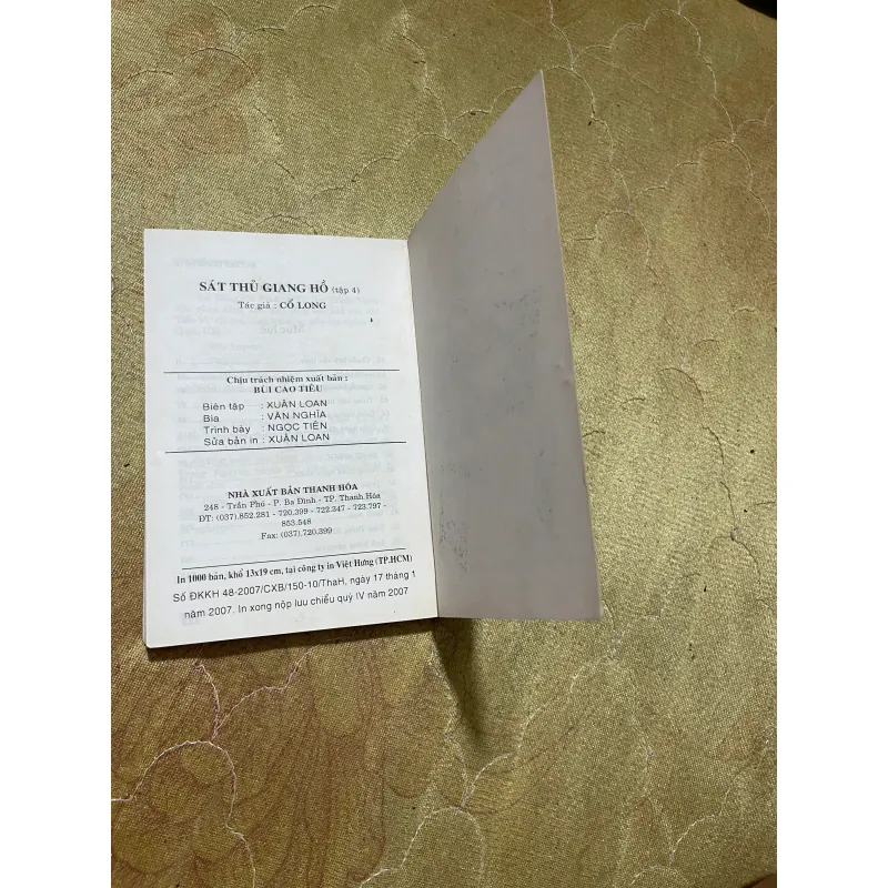 SÁT THỦ GIANG HỒ trọn bộ 4 cuốn- CỔ LONG 724209