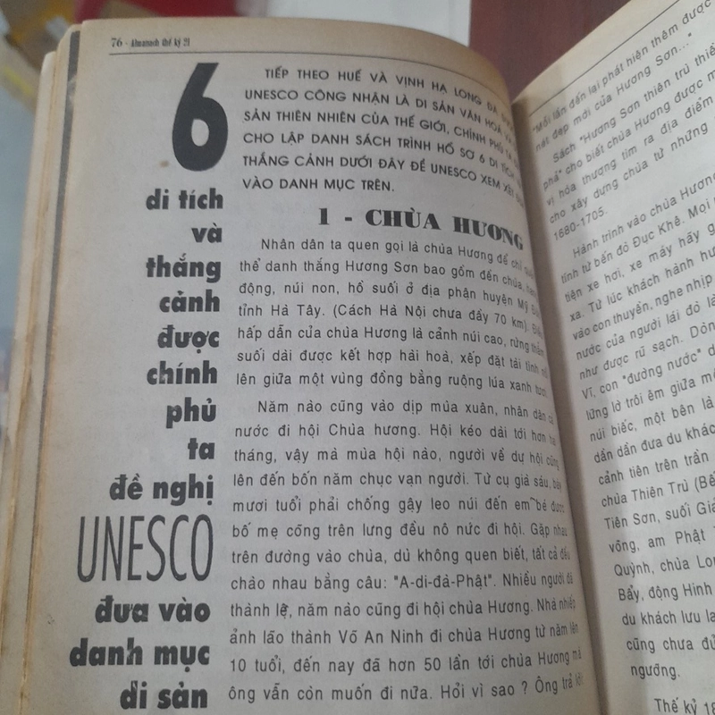 Almanach CHÀO THẾ KỶ 21, Du lịch & Những điều mới lạ 474668