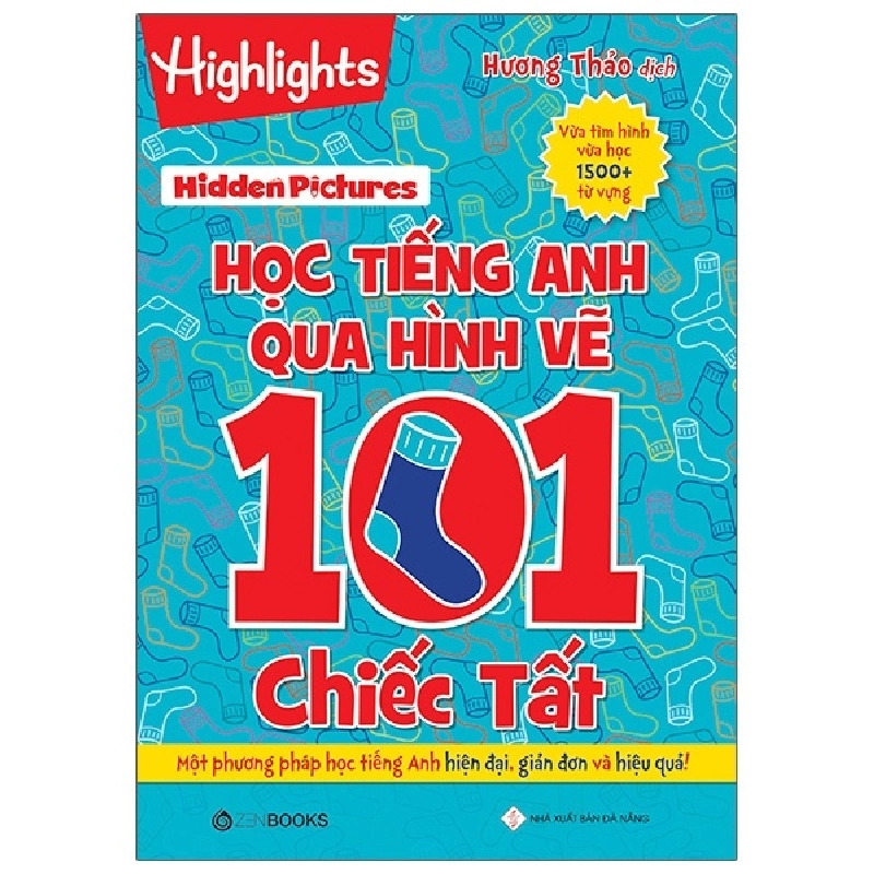 Hidden Pictures – Học tiếng Anh qua hình vẽ 101 chiếc tất - Hương Thảo dịch (2021) New 100% HCM.PO 31916