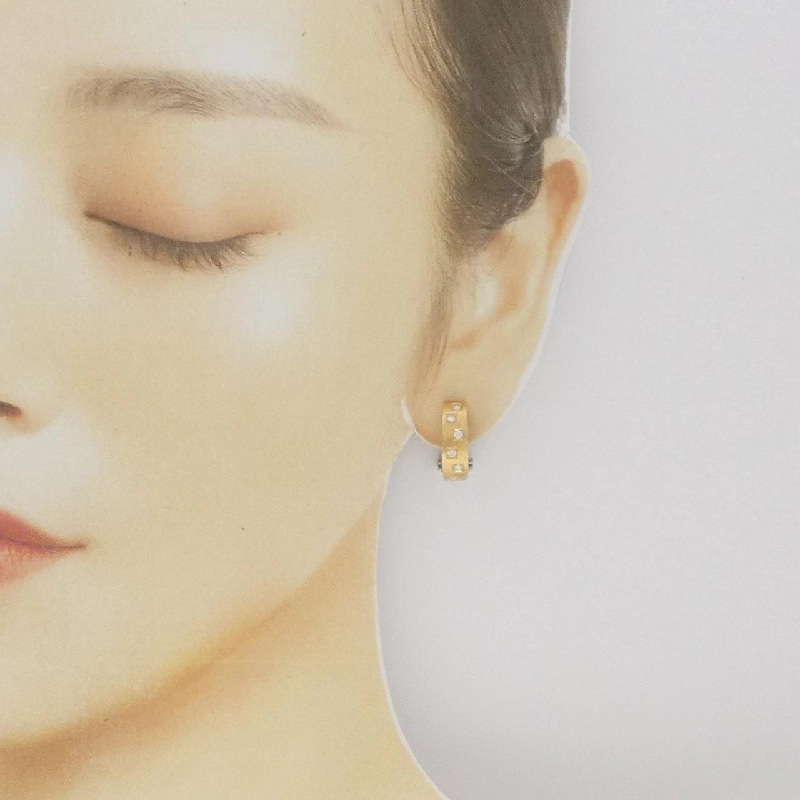 Bông tai kim cương K18YG/K14WG 0.24CT - Hàng hiệu Chính hãng 878263