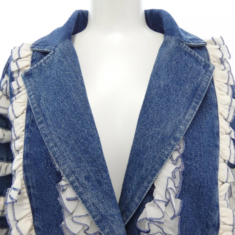 【Khuyến mãi】Áo khoác denim CHANEL 642364