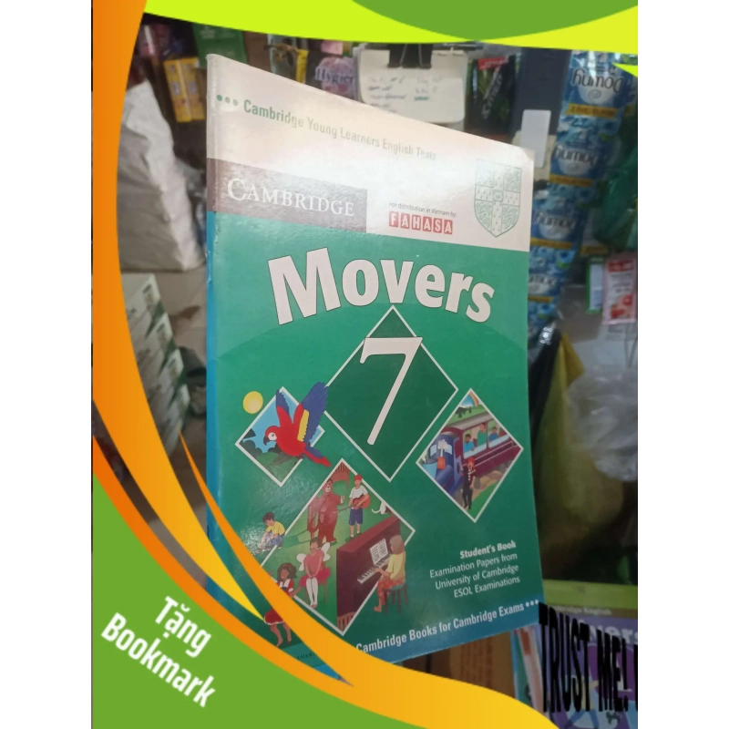(TẶNG BOOKMARK) Movers 7 viết chì ít mới 80% Sách tự học tiếng Anh RBK2702 948146