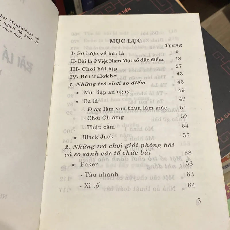 BÀI LÁ Ở VIỆT NAM, LUẬT CHƠI (XB 2002) 698346