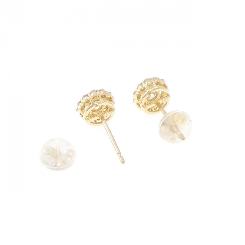 K18YG Bông tai kim cương 0.40CT - Hàng hiệu Chính hãng 868283