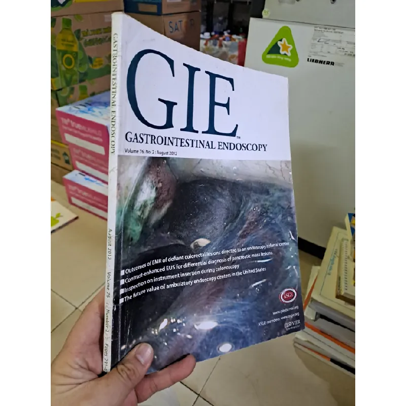 [Sách Cũ SCGR] GIE Gastrointestinal Endoscopy volume 76 no 2 8/2012 HCM0808 TẠP CHÍ, THIẾT KẾ, THỜI TRANG 682974