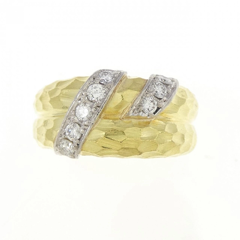 Nhẫn kim cương K18YG/PT900 0.25CT 670733