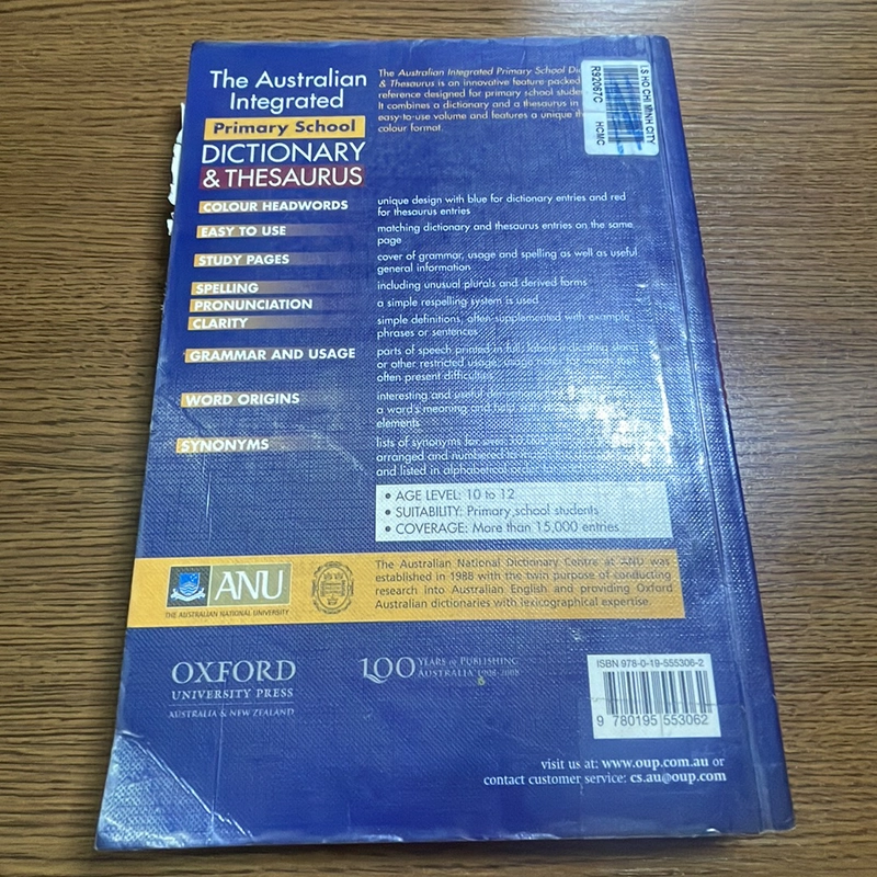 The Australian Integrated Primary school dictionary & thesaurus 408655