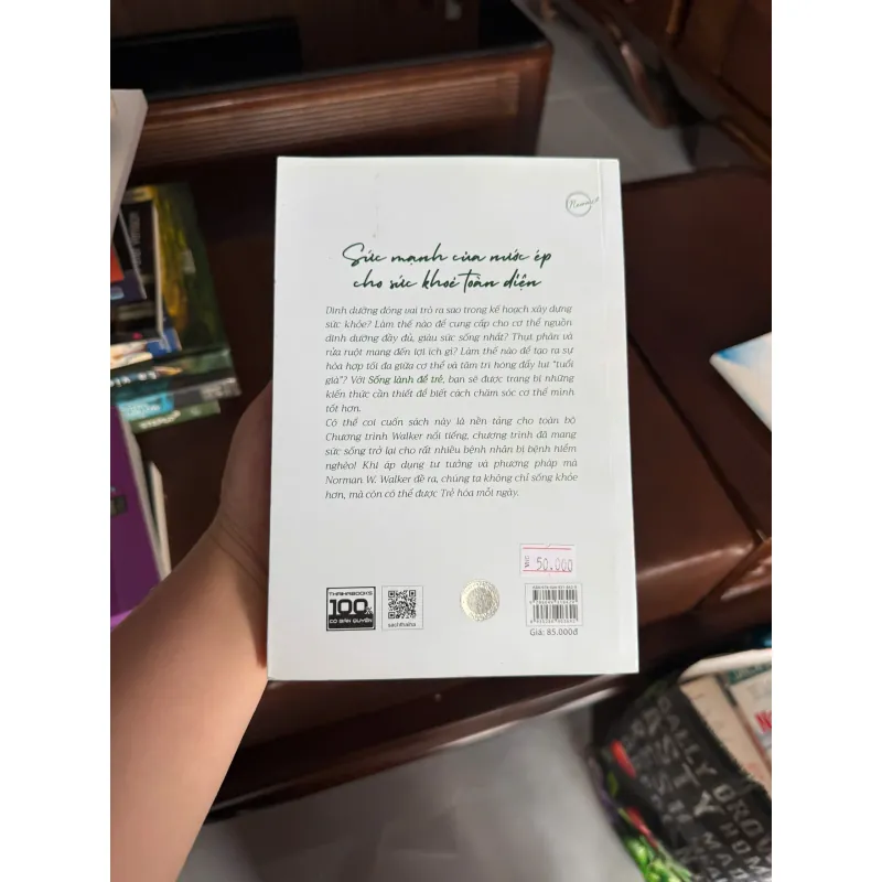 SỐNG LÀNH ĐỂ TRẺ – NORMAN W. WALKER | SÁCH SỨC KHỎE – DINH DƯỠNG TỰ NHIÊN - K3 1010922