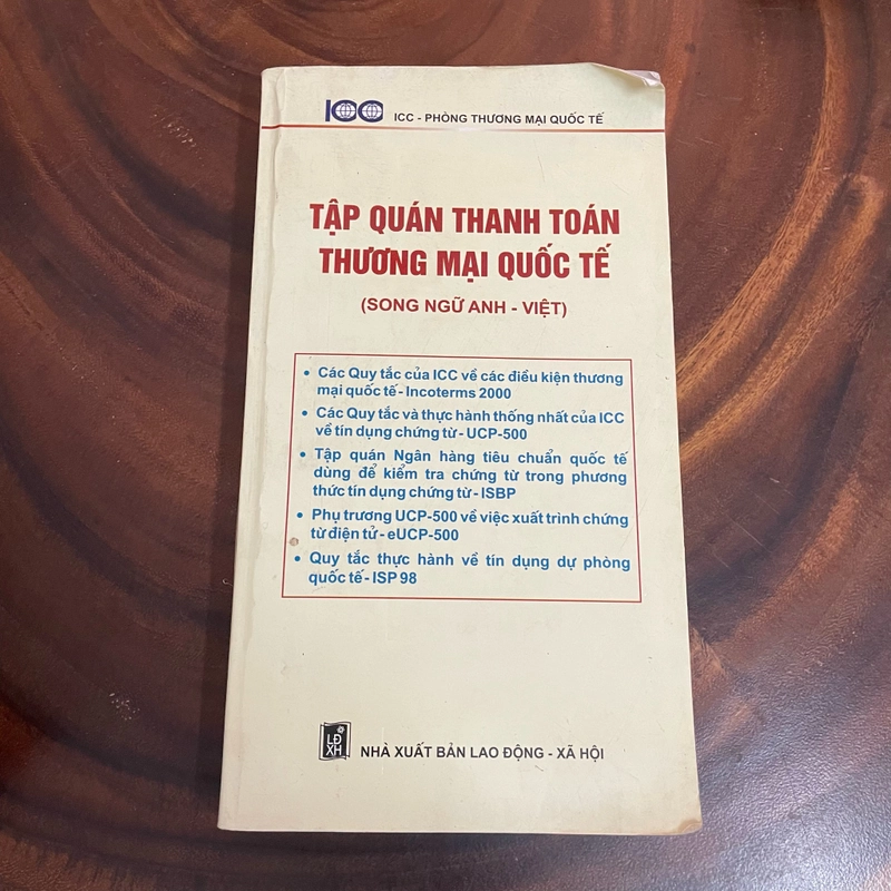 II Tựa sách: Tập Quán Thanh Toán Thương Mại Quốc Tế (Song ngữ Anh - Việt) - 2005 455229