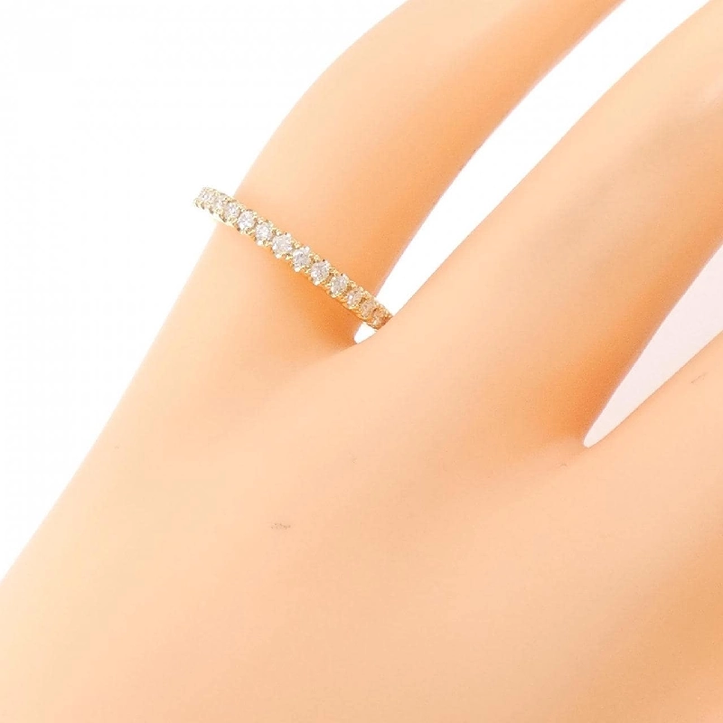 Nhẫn kim cương K18YG Half Eternity 0.20CT - Hàng hiệu Chính hãng 860571
