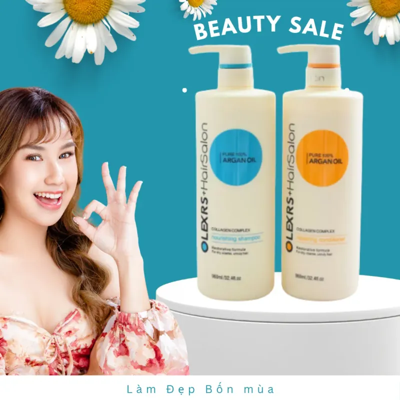 DATE 09.2026 Bộ Sản Phẩm Dầu Gội Và Xả Olexrs Hair Salon Ngăn Ngừa Rụng Tóc 960ml 592046
