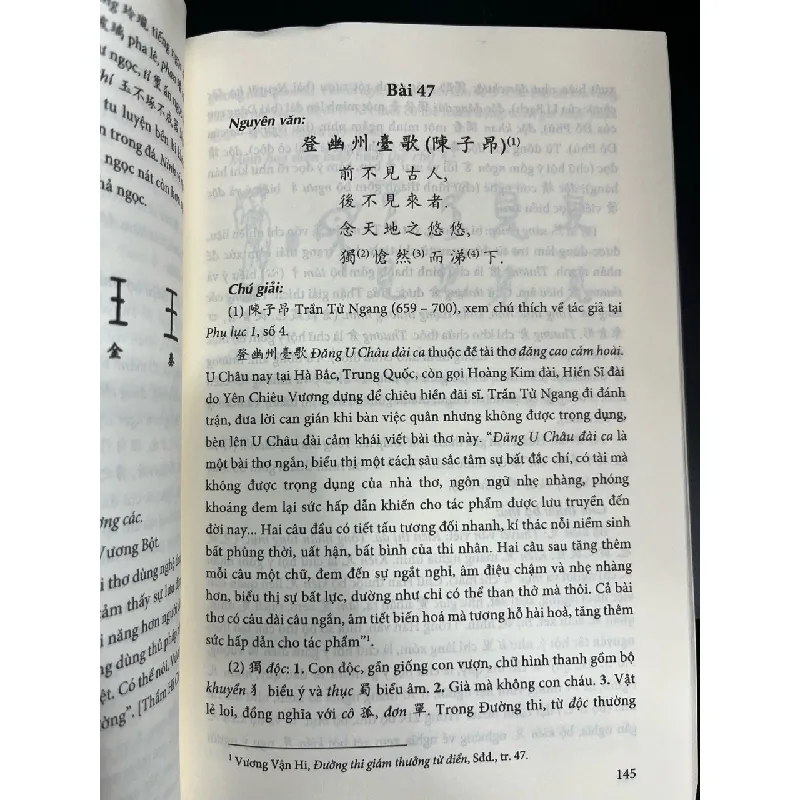 Giải nghĩa chữ Hán trong thơ Đường và thơ Trung Đại Việt Nam - Nguyễn Thị Thanh Chung 693378