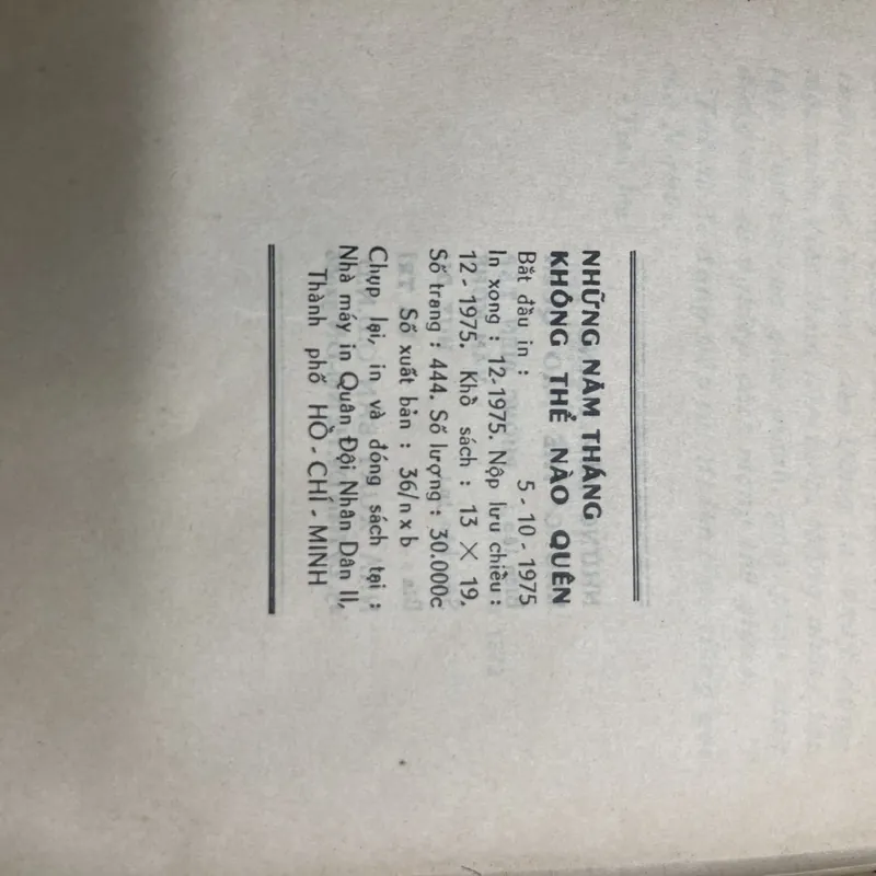 Những năm tháng không thể nào quên Võ Nguyễn Giáp in lần 2 1975 726291
