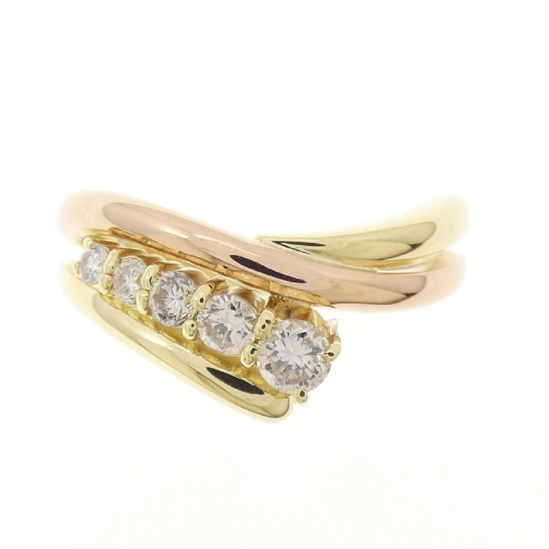 Nhẫn kim cương K18YG/K18PG 0.30CT - Hàng hiệu Chính hãng 852021