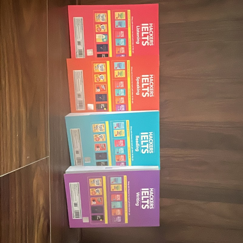 Bộ sách luyện thi IELTS (tự luyện) Hackers IELTS 4 kỹ năng 143734