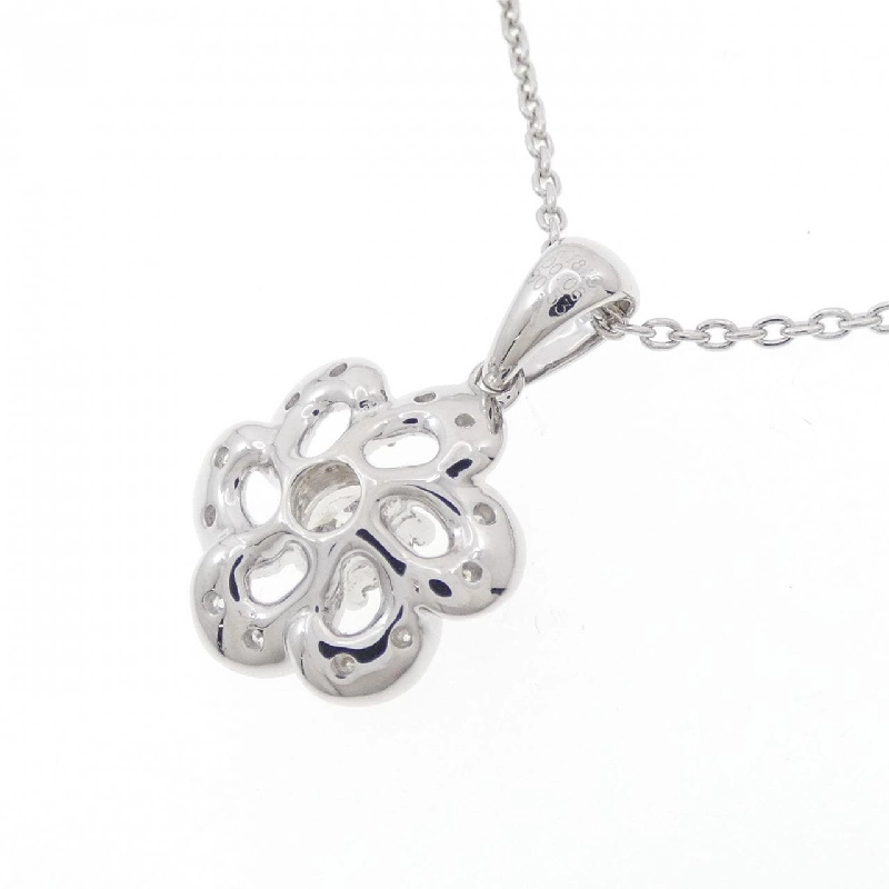 K18WG Hoa Đá Kim Cương Dây Chuyền 0.33CT - Hàng hiệu Chính hãng 862652