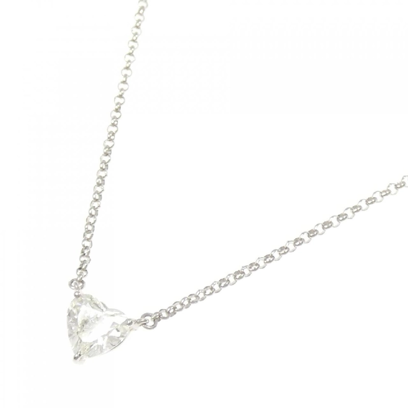 Dây chuyền kim cương PT900/PT850 0.787CT K SI2 hình trái tim - Hàng hiệu Authentic 871861