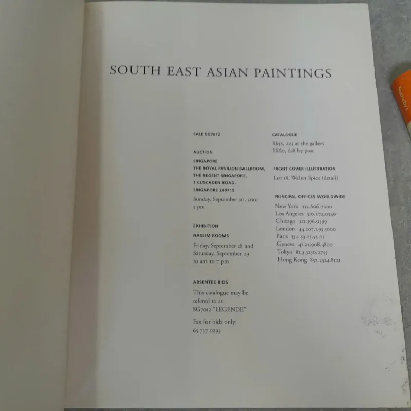 SOTHEBY'S SOUTH EAST ASIAN PAINTINGS - TRANH ĐÔNG NAM Á CỦA SOTHEBY'S 558580