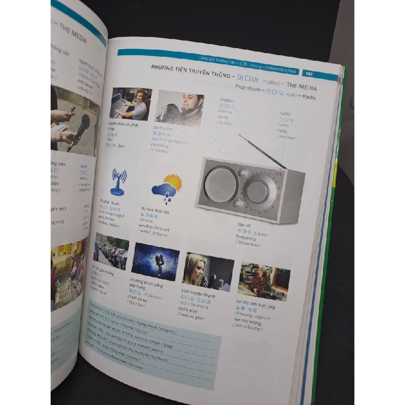 [59K/kg] Trilingual visual dictionary vietnamese Korean English mới 90% HCM1407 437075