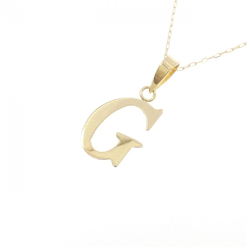 K18YG Chữ cái G Dây chuyền - Hàng hiệu Chính hãng 857179