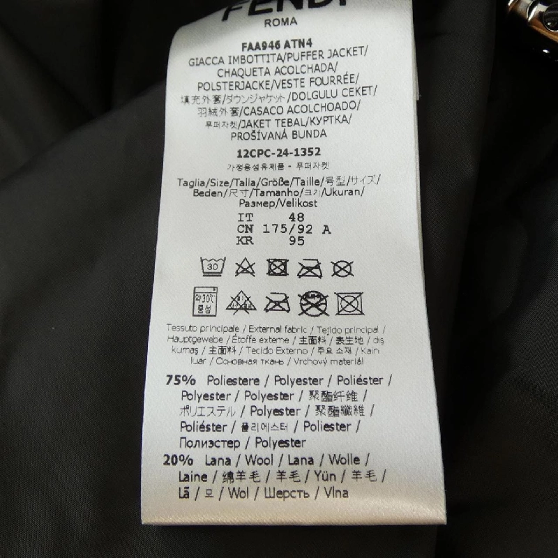FENDI FAA946 ATN4 Áo khoác lông - Hàng hiệu Chính hãng 891582
