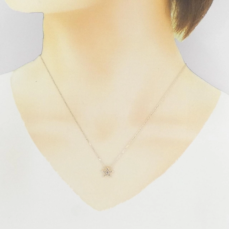 Trang sức Star Jewelry - Dây chuyền Topaz trắng chính hãng 843647