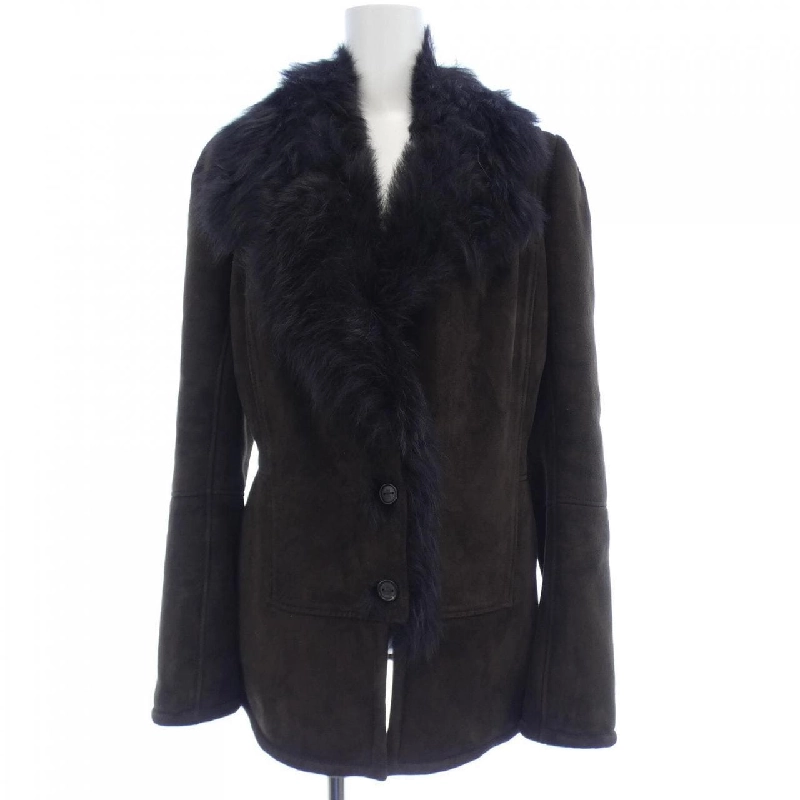 【Mã giảm giá】Áo khoác lông cừu LOEWE 643273