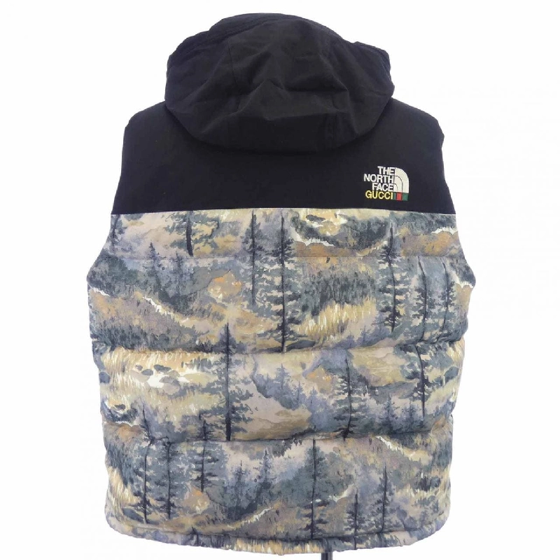 GUCCI×THE NORTH FACE 663762 XAADS Áo vest lông - Hàng hiệu Chính hãng 894636