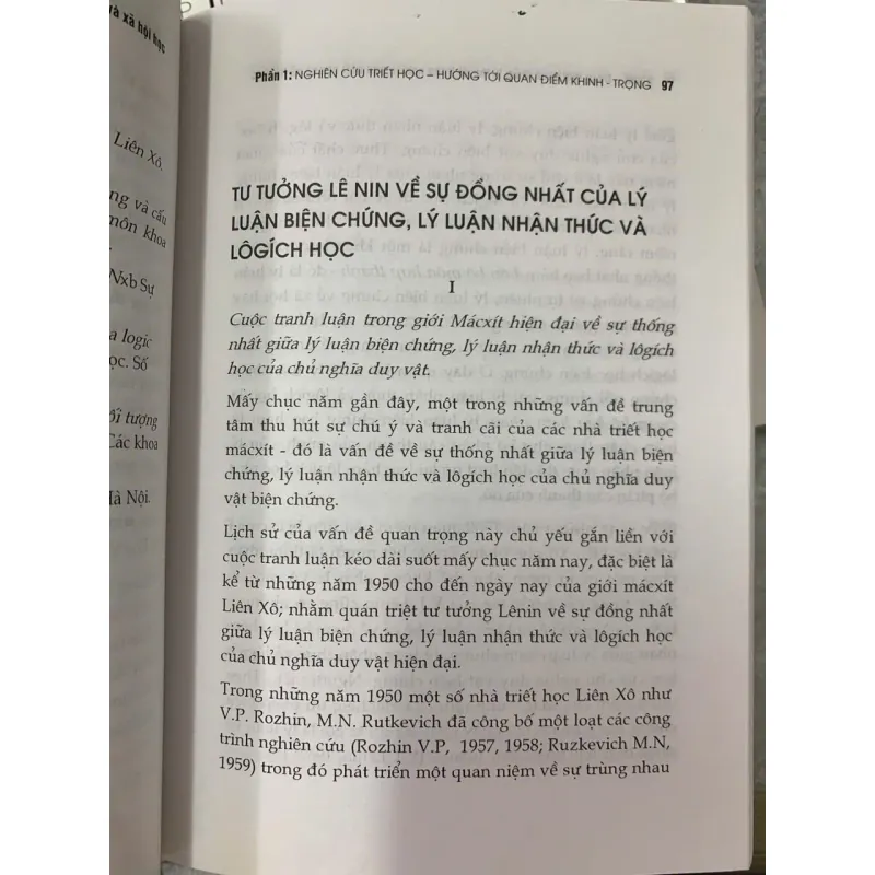 KHINH - TRỌNG MỘT QUAN ĐIỂM LÝ THUYẾT TRONG NGHIÊN CỨU TRIẾT HỌC VÀ  XÃ HỘI HỌC (QUYỂN 1) 572186