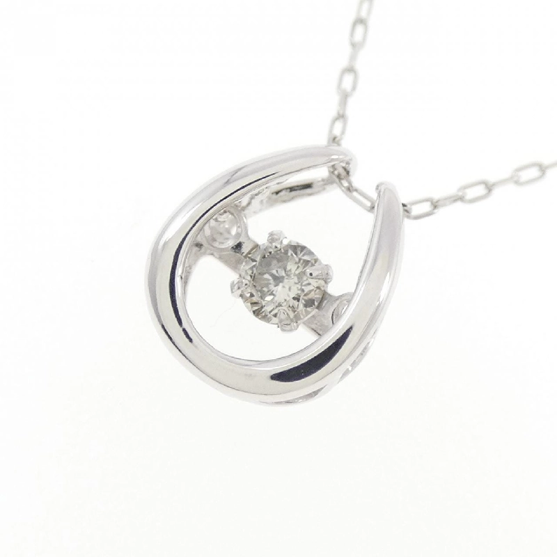 K18WG Dây chuyền kim cương 0.08CT - Hàng hiệu Chính hãng 859772