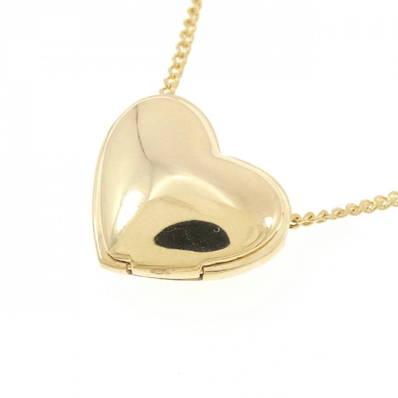 K18YG Dây chuyền kim cương hình trái tim 0.14CT - Hàng hiệu Chính hãng 857281