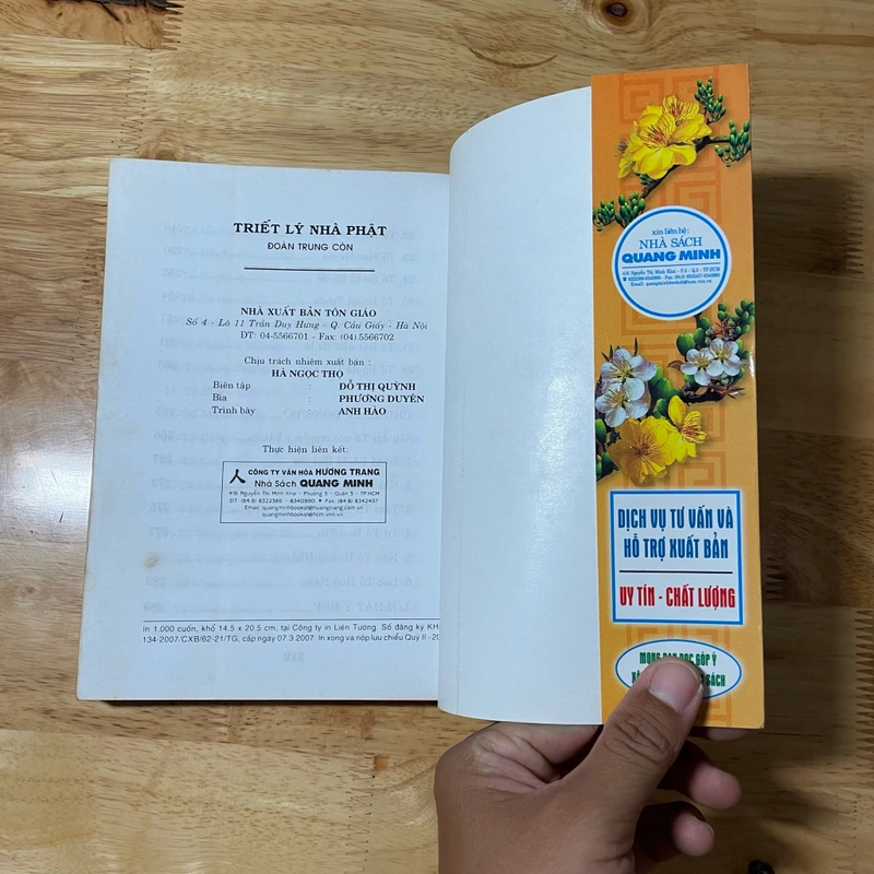 II Tựa sách: Triết Lý Nhà Phật - Đoàn Trung Còn - 2007 465922
