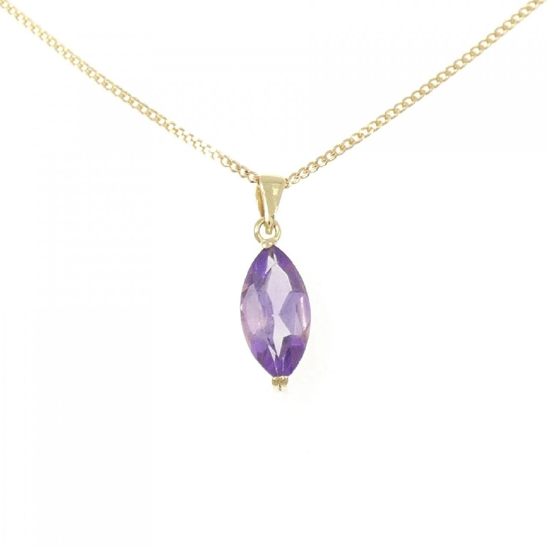 K18YG Amethyst Necklace - Hàng hiệu Authentic 860680