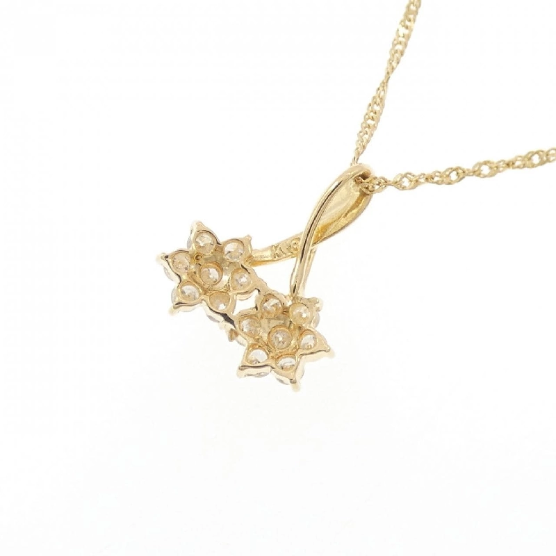 K18YG Dây chuyền kim cương 0.20CT - Hàng hiệu Chính hãng 860906