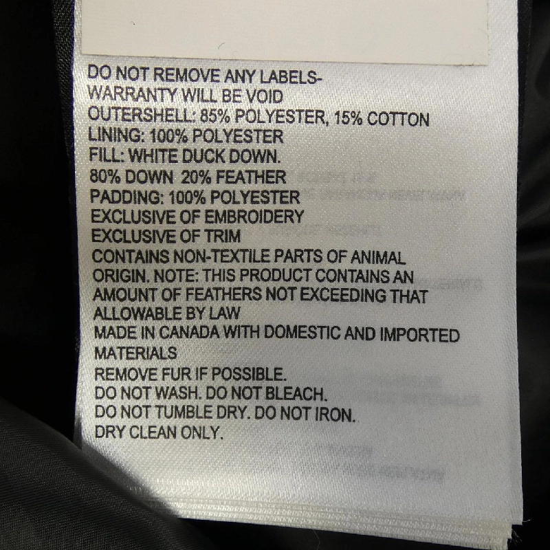 Canada Goose BLACK LABEL 3426MB CHATEAU Áo khoác lông - Hàng hiệu Authentic 889554