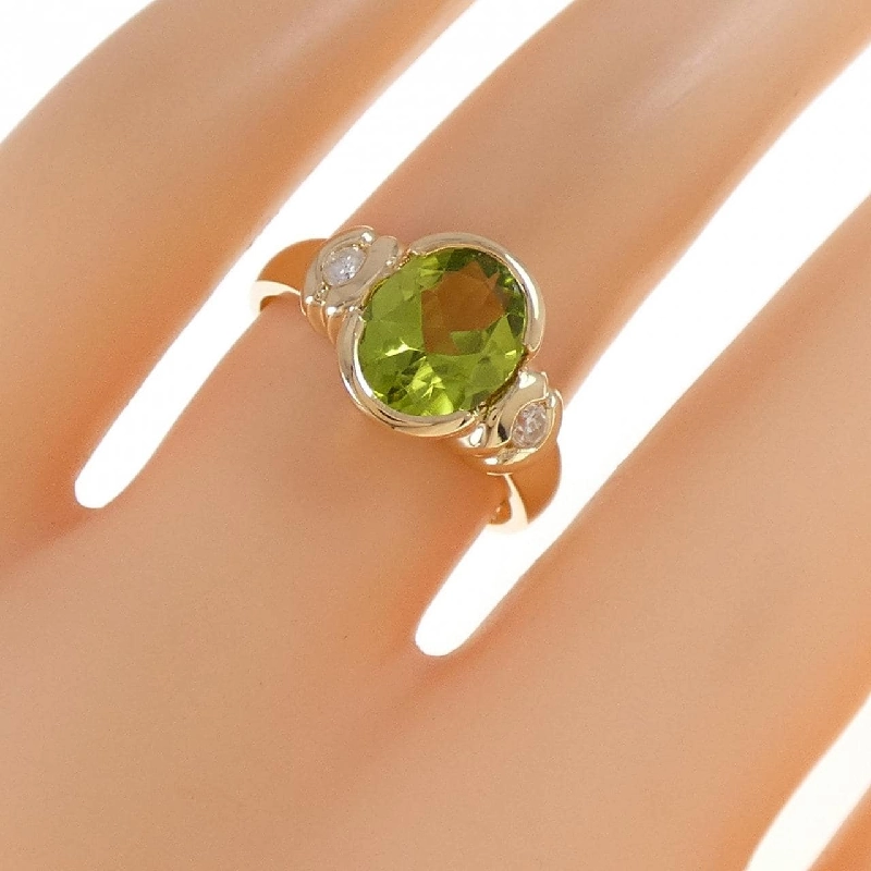 Nhẫn Peridot K18YG - Hàng hiệu Authentic 853598