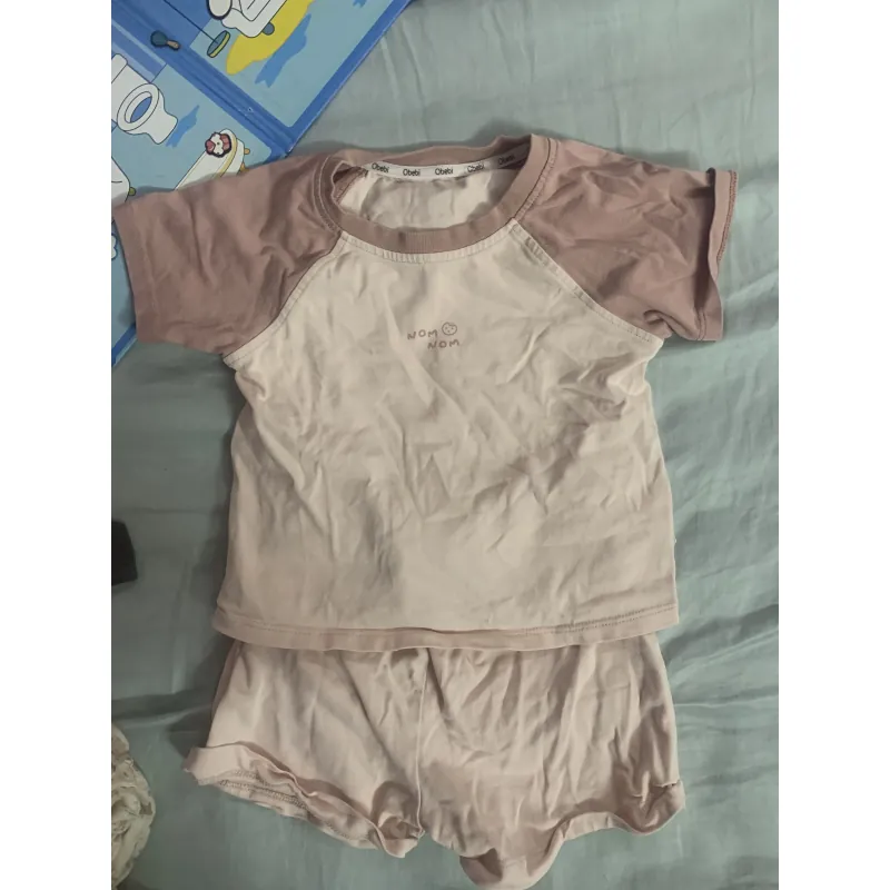 Bộ thun one I cho bé gái size 80 1030301