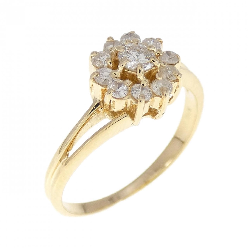 Nhẫn kim cương K18YG 0.30CT - Hàng hiệu Chính hãng 857030