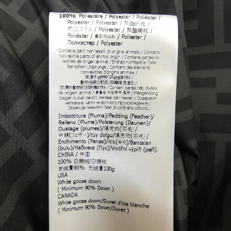 Áo khoác lông vũ FENDI - Hàng hiệu Chính hãng 894895