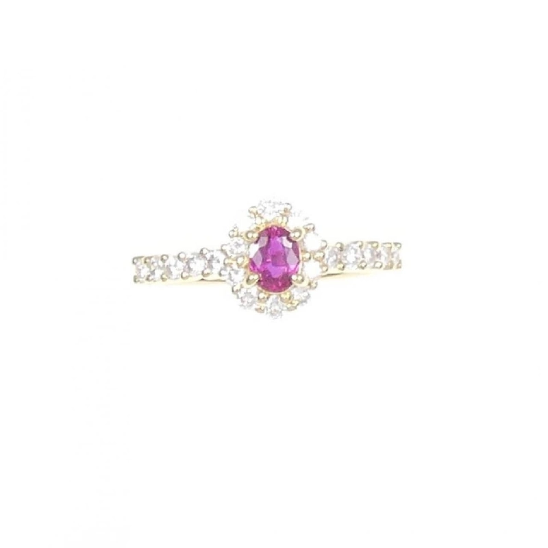 Nhẫn ruby K18YG 0.23CT 672028