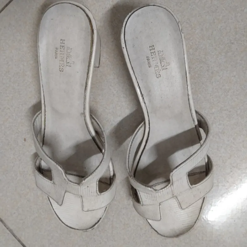 Dép nữ 3 cm trắng  590328
