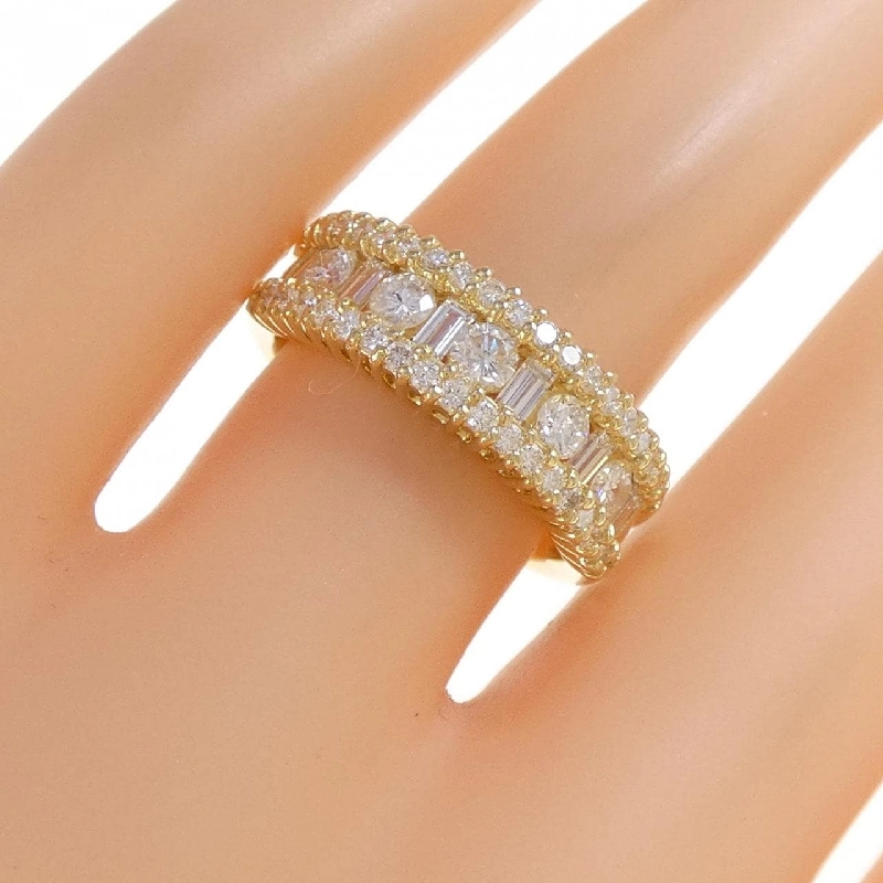 Nhẫn kim cương K18YG 1.09CT 667742