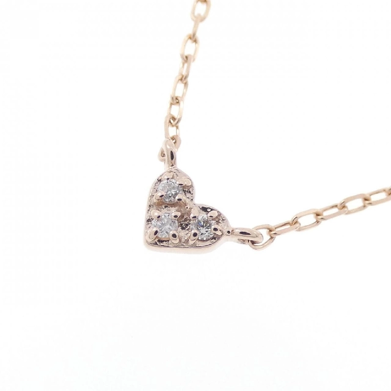 K10PG Dây chuyền hình trái tim kim cương - Hàng hiệu Chính hãng 864636