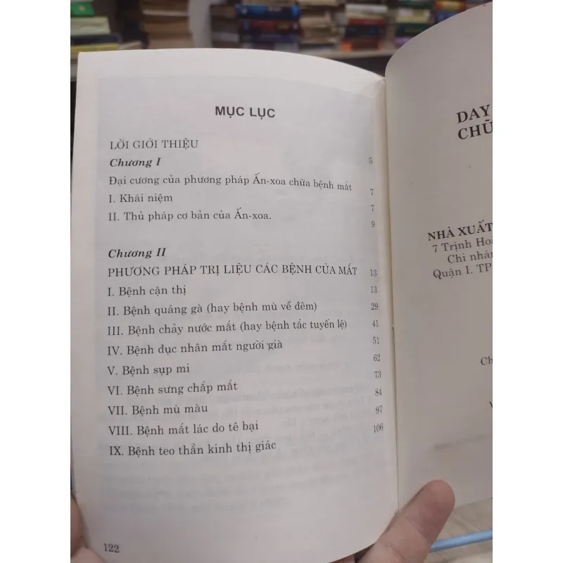 Sách - Day bấm huyệt chữa bệnh mắt - Chu Lập Quốc - Trương Lộc Đường - Bành Kỳ Lâm (A1) 564223